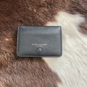 Marc Jacobs Black Leather Card Holder